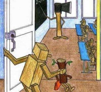 the saddest image describing the school system